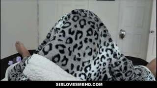 Bòidheach Young Teen Blonde nighean [f] oidhche shamhna Murt Airson Stepbro POV