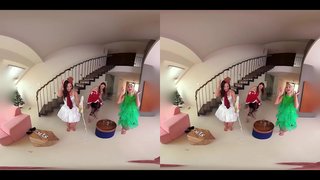 Cazzo Tre Hot Babes in Completa Gratuita, Esperienza di Natale!