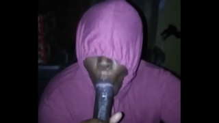 Ebony bbw slurps cum tu allan i bbc ffrind